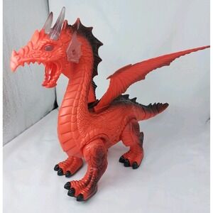 Discovery Toys Smolder the Fire Breathing Dragon Lights Sound Tested *No Remote